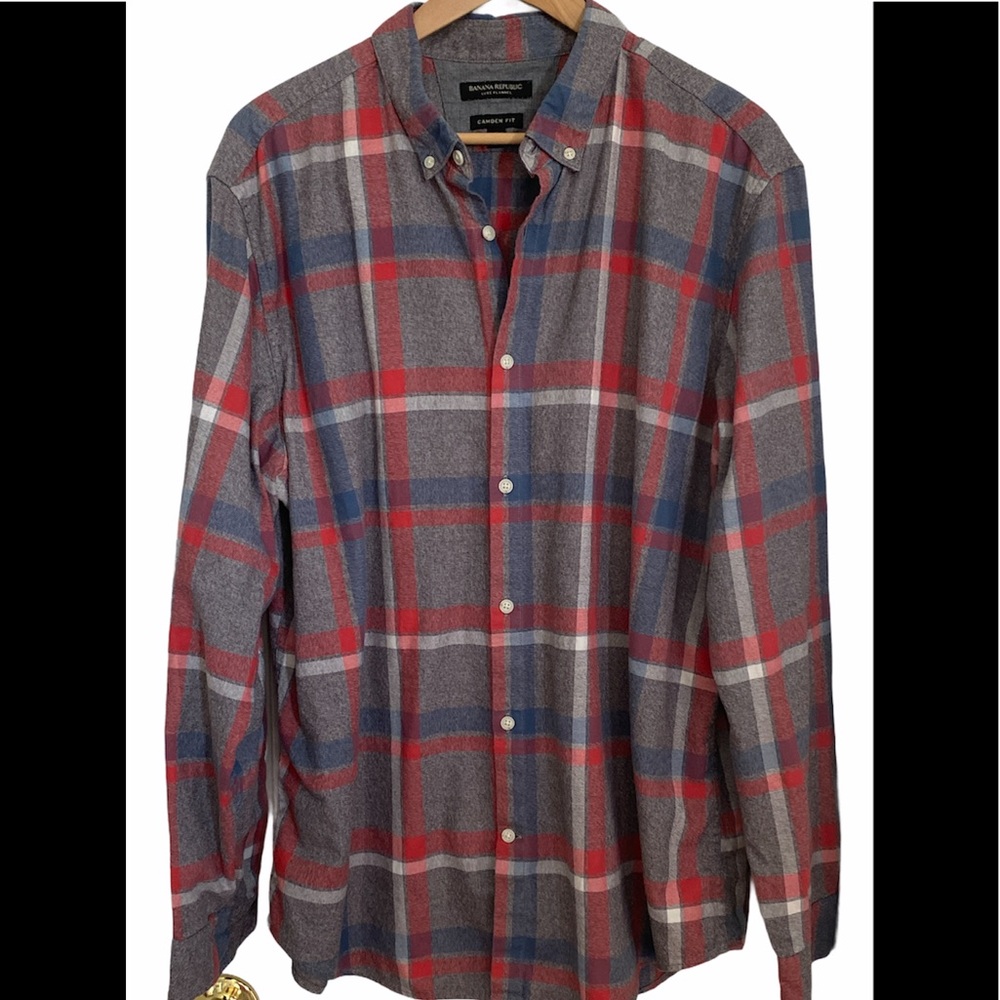 Banana Republic Luxe Flannel Shirt - Camden Fit XL
